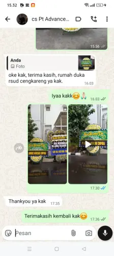 Testimonial Papan Bunga Pernikahan kadugemblo